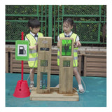 Station-service de jeu extérieure en bois du monde classique