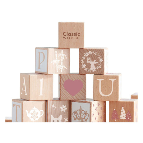 Blocs d'iris en bois du monde classique, 29 pcs.