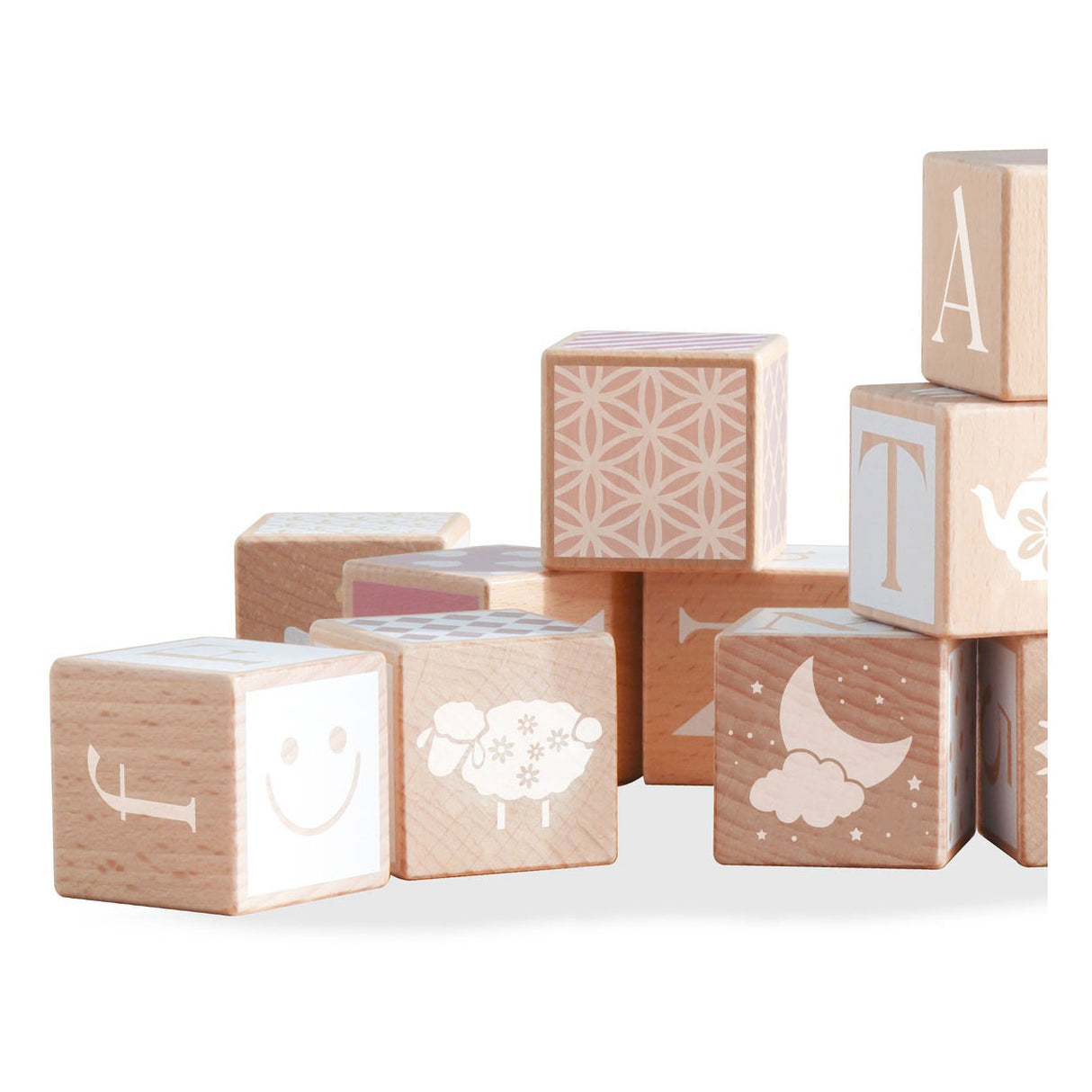 Blocs d'iris en bois classiques en bois, 29dlg.