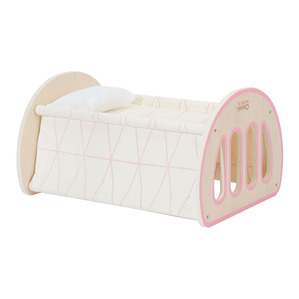 Lit de bébé 2 en 1 en bois Classic World