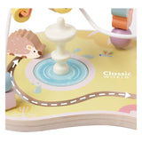 Jouets éducatifs de jardin en spirale de motricité en bois du monde classique.