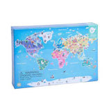Carte du monde de puzzle du monde classique - 48 pcs.