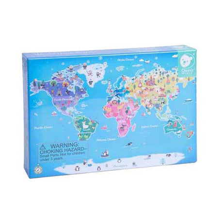 Carte du monde de puzzle du monde classique - 48 pcs.