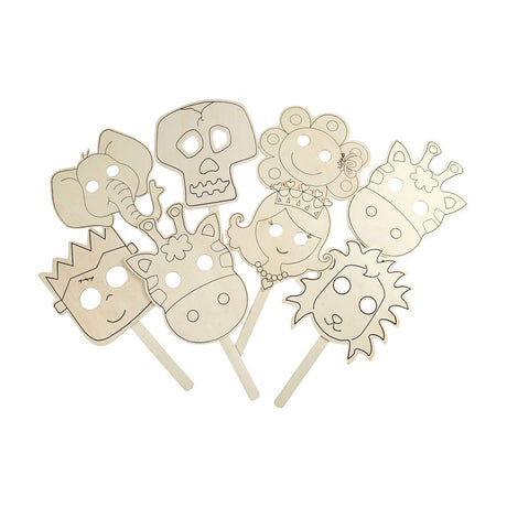 Société créative https : www.ccobby.nl masques-l-35-cm-w-22-cm-thickness-2-mm-16-piece-1-box