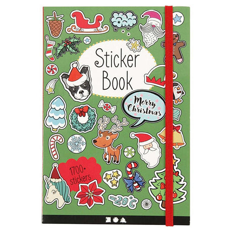 Creativ company https: www.ccobby.nl livre d'autocollants-motifs de Noël-taille-11-5x17-cm-ca-1700-piece-76-sheet-1-piece