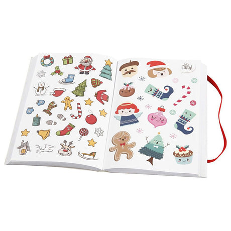 Livre d'autocollants Noël