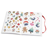 Creativ company https: www.ccobby.nl livre d'autocollants-motifs de Noël-taille-11-5x17-cm-ca-1700-piece-76-sheet-1-piece