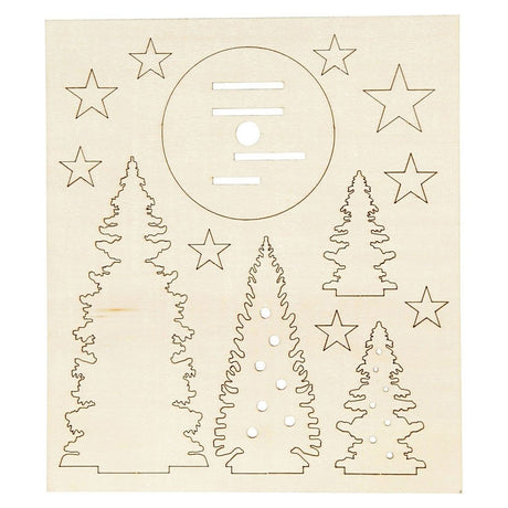 Société créative https : www.ccobby.nl diy-wooden-figures-christmas-trees-l-20-cm-w-17-cm-thickness-3-mm-1-box