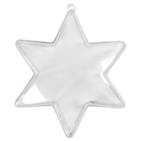 Entreprise créative https: www.ccobby.nl deco-star-h-10-cm-transparent-5-piece-1-box