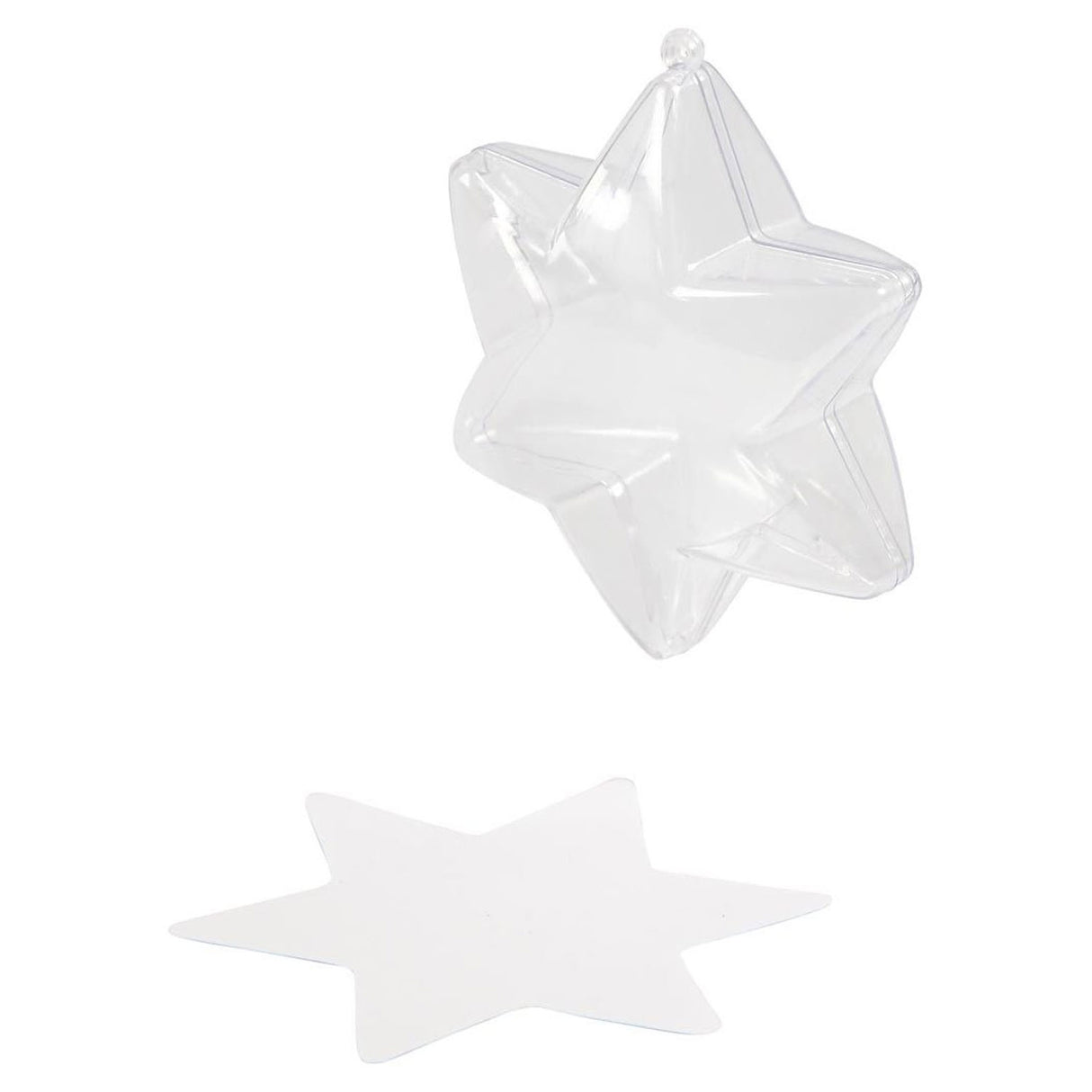 Entreprise créative https: www.ccobby.nl deco-star-h-10-cm-transparent-5-piece-1-box