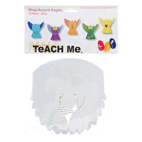 Entreprise créative https: www.ccobby.nl wrap-around-engelen-h-10-5-cm-d-7-cm-230-gr-white-25-piece-1-box
