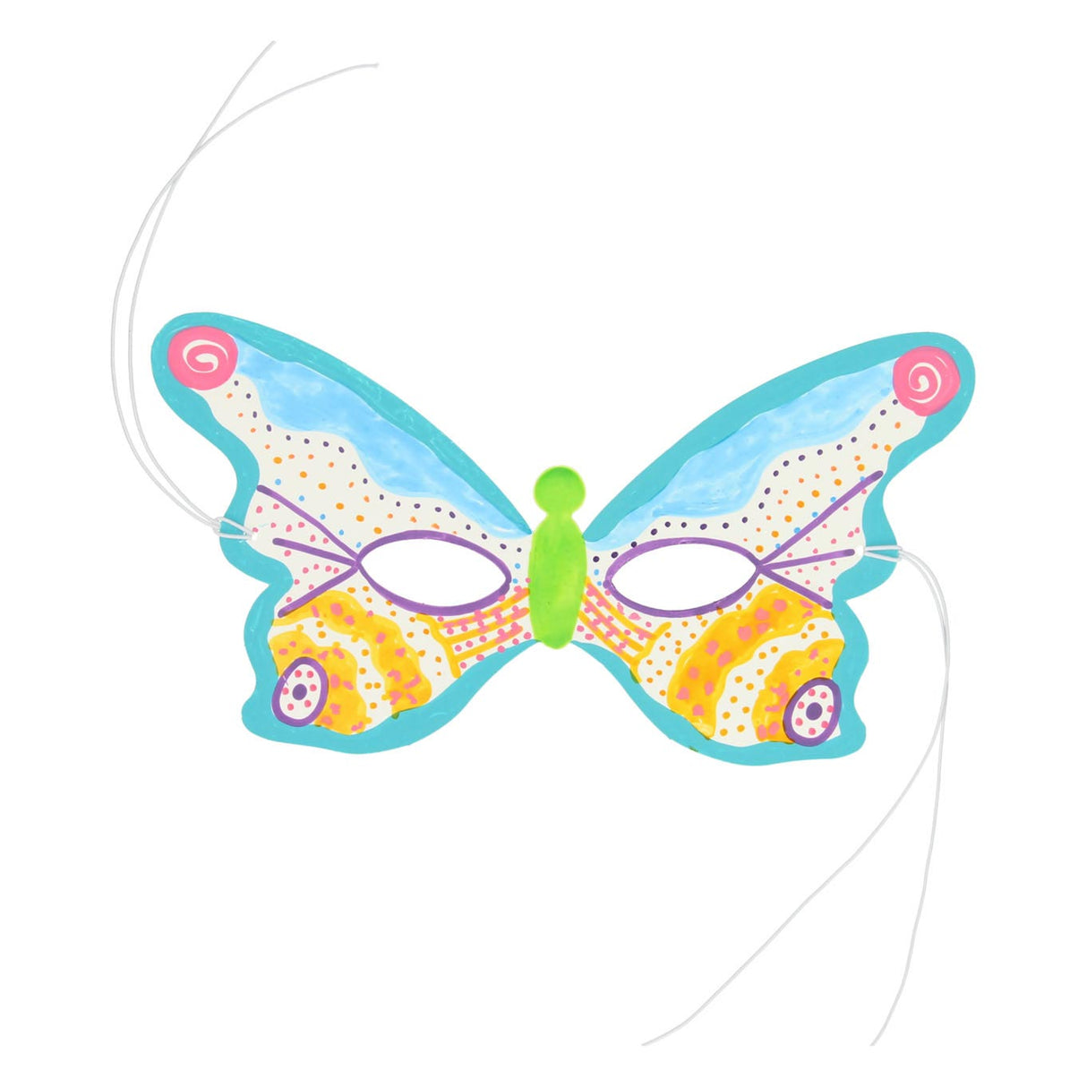 Société créative https: www.ccobby.nl masques d'animaux-h-13-24-cm-w-20-28-cm-230-gr-white-16-piece-1-box