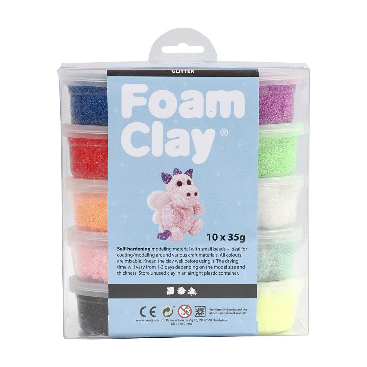 Argile mousse https: www.ccobby.nl foam-clayr-glitter-diverse-colours-10x35-gr-1-doos