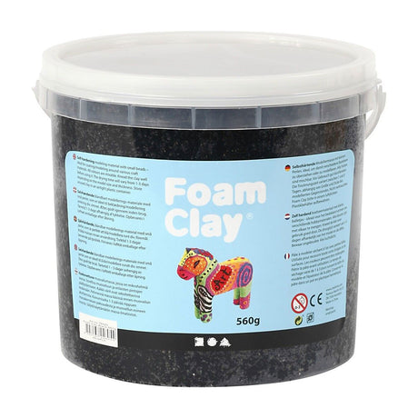 Argile mousse ®, 560 gr, noire