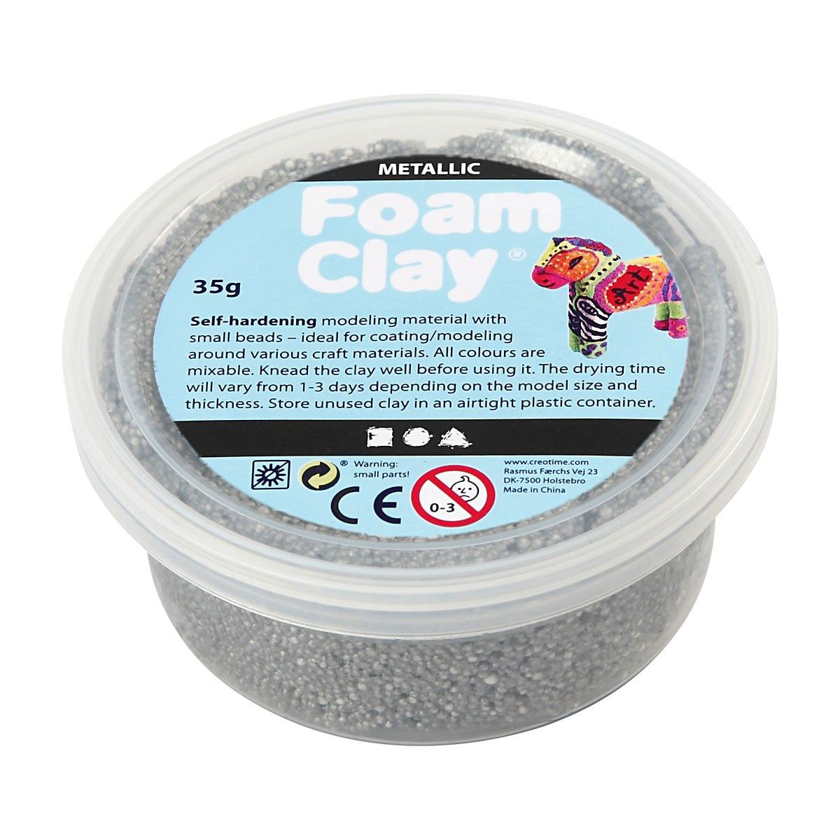 Foam clay - metallic gold, 35gr.