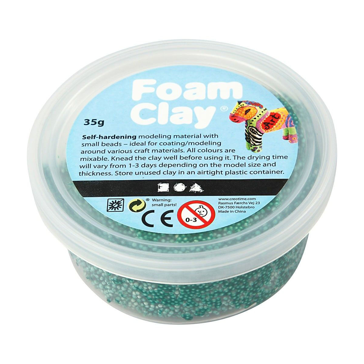 Foam Clay - Dark Green, 35gr.