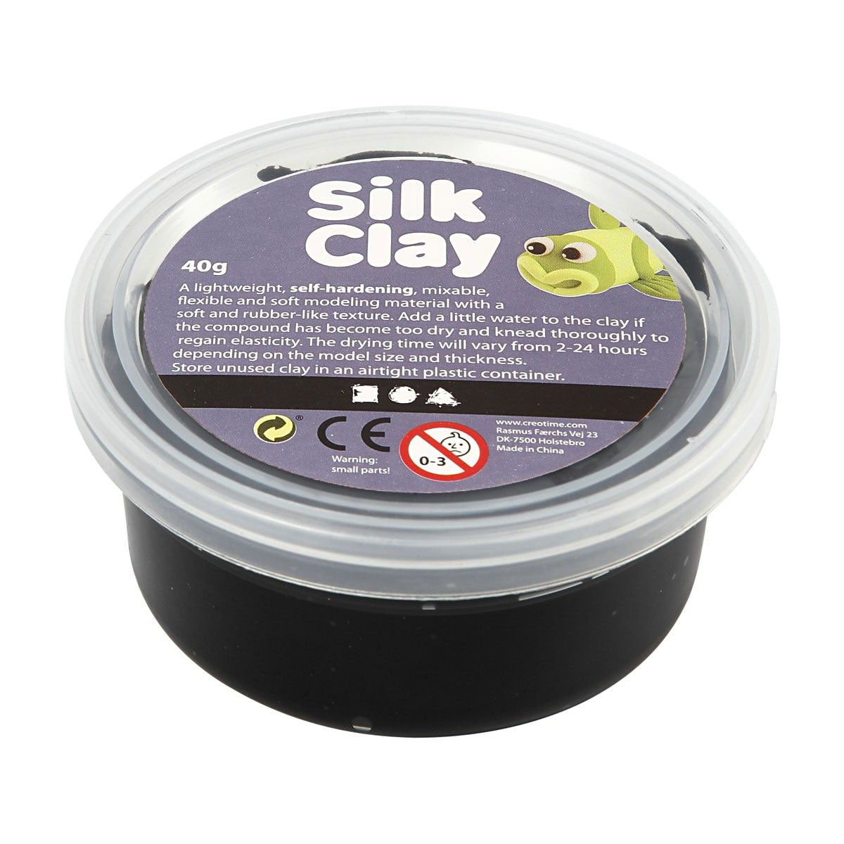 Silk Clay - černá, 40gr.