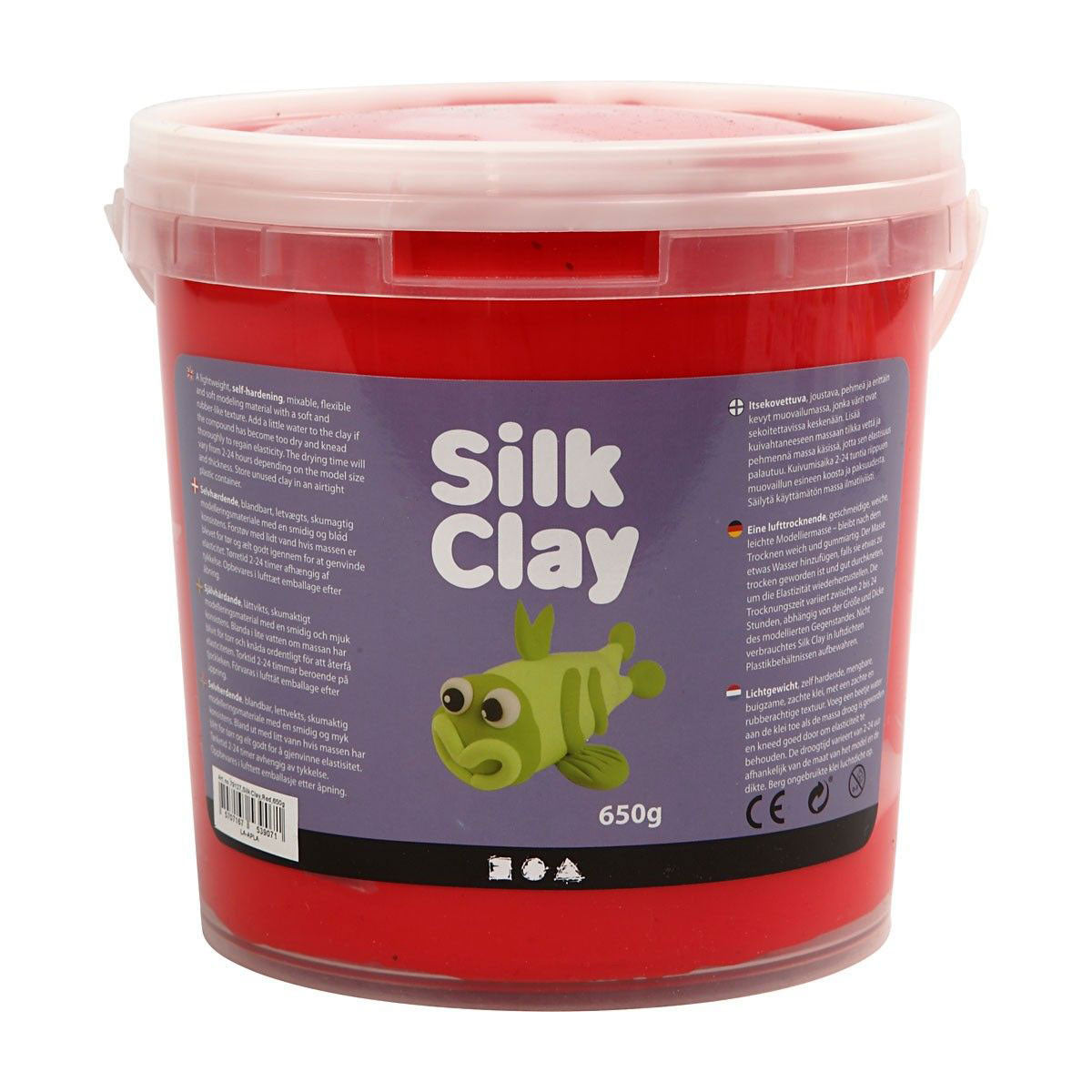 Silk Glay - rdeča, 650gr.