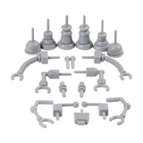 Pièces de robot gris, 19e.