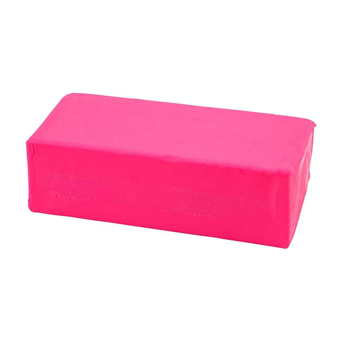 Soft clay - neon pink, 500gr.