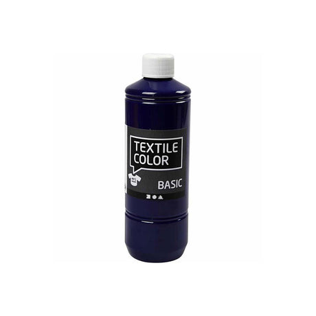 Peinture textile Creativ company - bleu brillant, 500ml