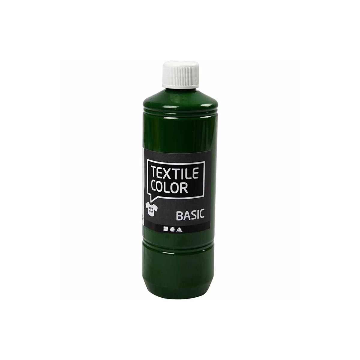 Peinture textile Creativ company - vert herbe, 500ml