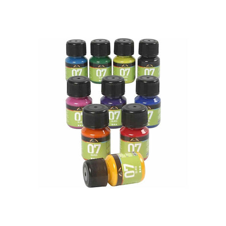 Couleur A https: www.cchobby.nl -glass-diverse-colours-10x30-ml-1-doos
