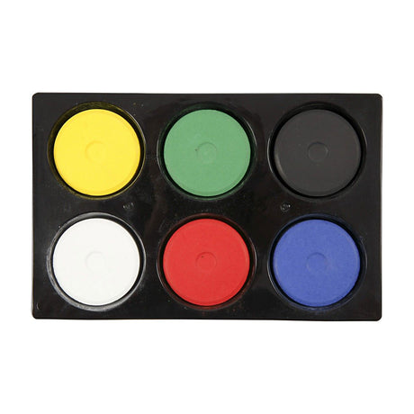 Blocs de recharge pour aquarelle Creativ company en palette - couleurs primaires, 6 pcs.