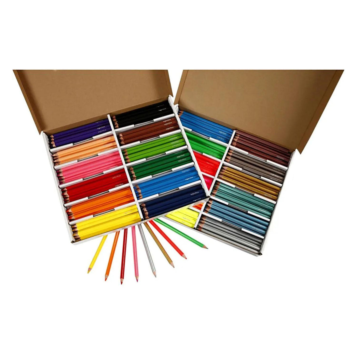 Crayons de couleur triangulaires géants Creativ Company - couleurs de base, 144 pièces.