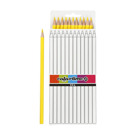 Société créative http: www.ccobby.nl colortime-colored-pencils-l-17-cm-refill-3-mm-white-12-piece-1-box