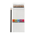 Crayons de couleur triangulaires Creativ company - noirs, 12 pcs.