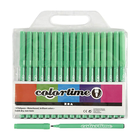 Marqueurs vert clair Creativ Company, 18 pcs.