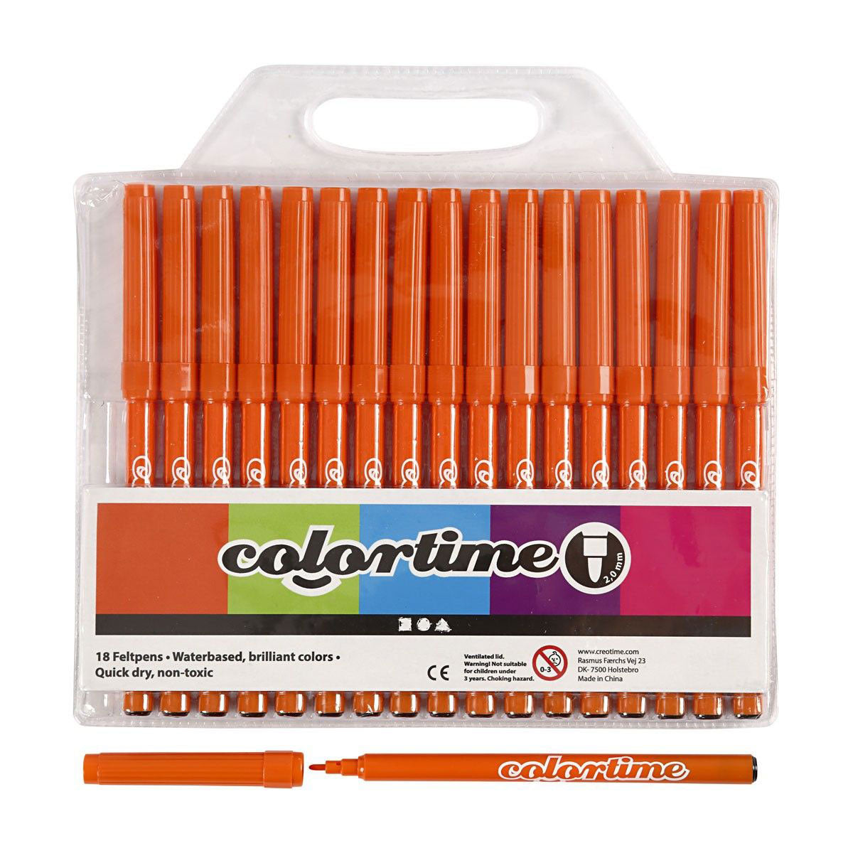 Marqueurs orange Creativ Company, 18 pcs.