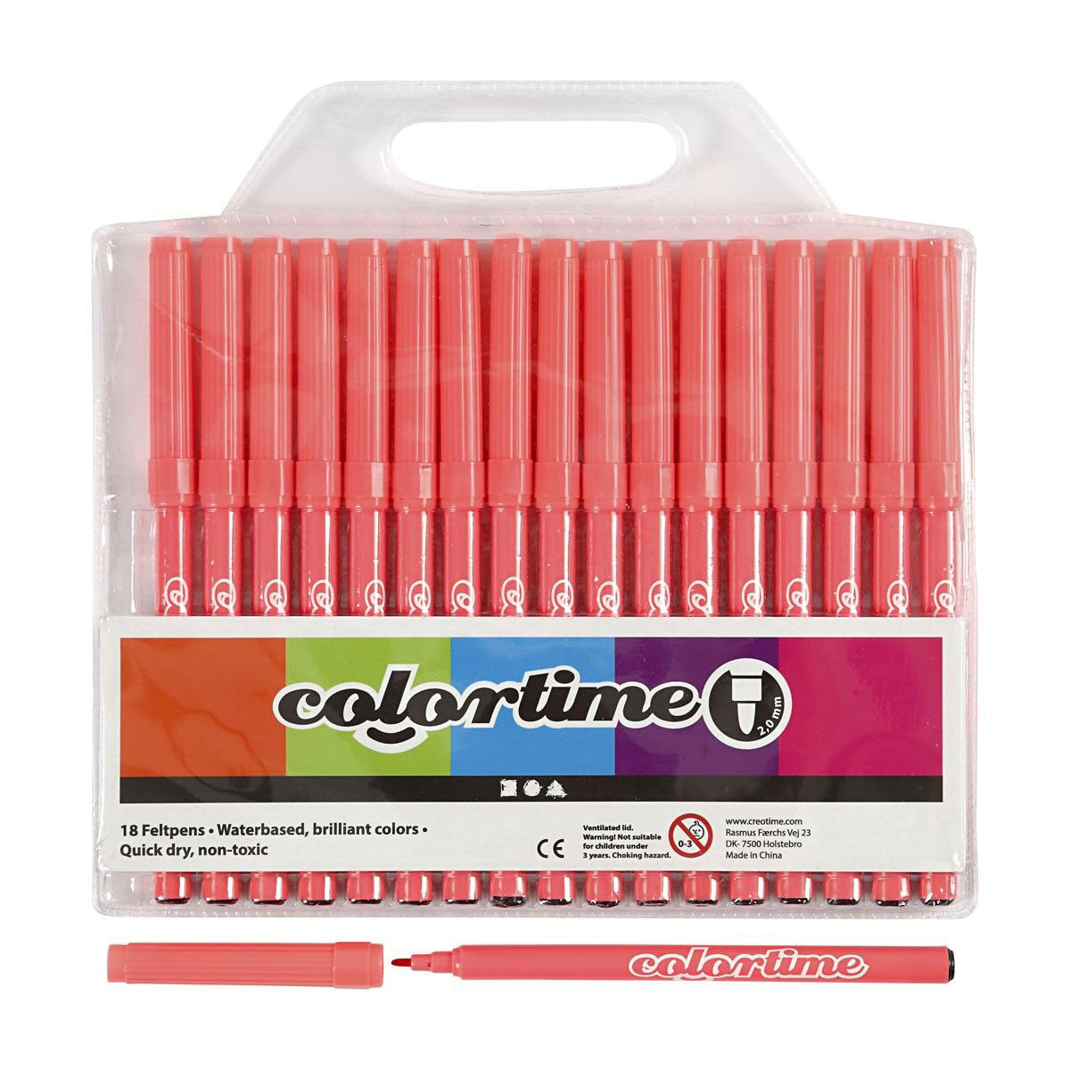 Marqueurs roses Creativ Company, 18 pcs.