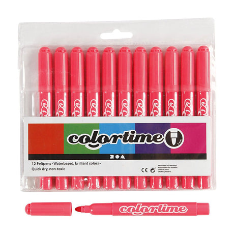 Marqueurs géants rose clair Creativ Company, 12 pcs.