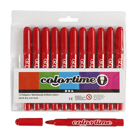 Marqueurs géants rouges Creativ Company, 12 pcs.