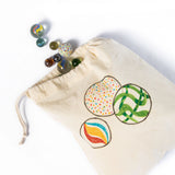 Creative Company Marble Bag Natural, 5st.