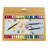 Marqueurs pour tissu double face Creativ company - couleurs supplémentaires, 20 pcs.