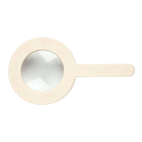 Loupe en bois de l'entreprise créative
