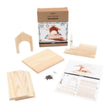 Entreprise créative https: www.ccobby.nl mangeoire à oiseaux house-h-12-5-cm-d-14-5-cm-w-11-5-cm-1-piece