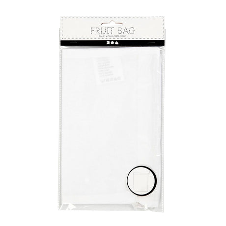 Entreprise créative https: www.ccobby.nl tissu-sac-taille-21x25-cm-130-gr-blanc-1-pièce