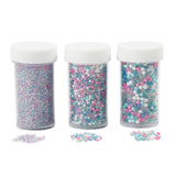 Creativ company mini pierres en verre, 3x45 grammes