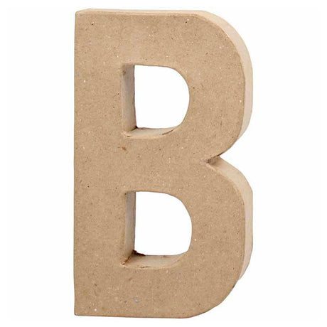 Lettre d'entreprise Creativ en papier mâché - b, 20,5 cm