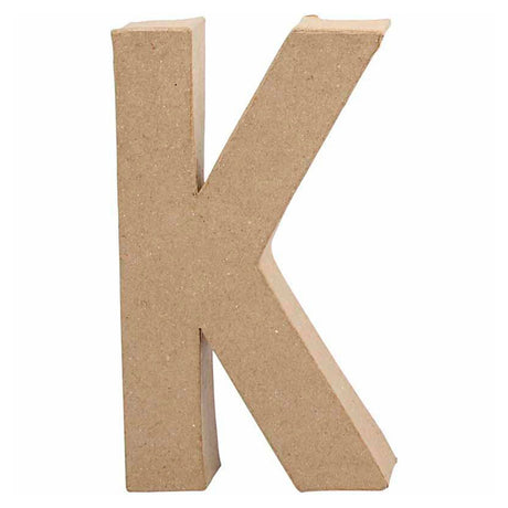 Lettre d'entreprise Creativ papier mâché - k, 20,5 cm