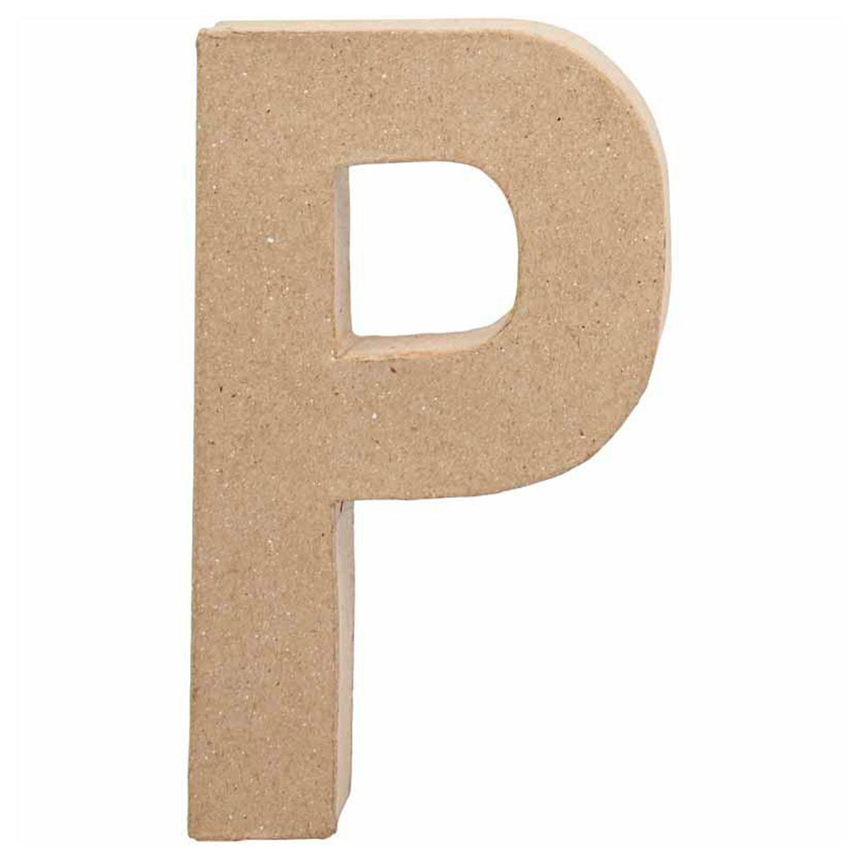 Lettre d'entreprise Creativ papier mâché - p, 20,5cm