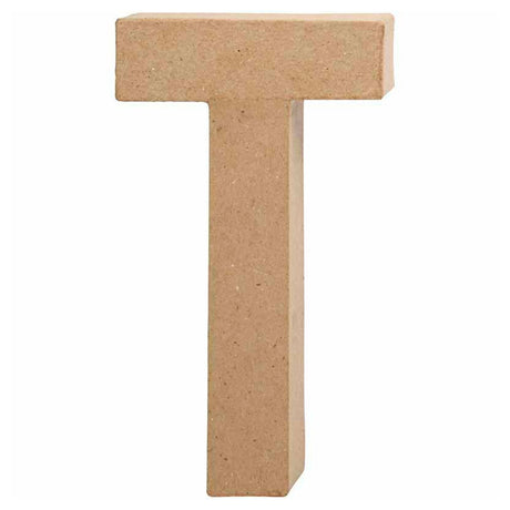 Lettre d'entreprise Creativ papier mâché - t, 20,5 cm