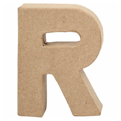Lettre d'entreprise Creativ papier mâché - r, 10cm