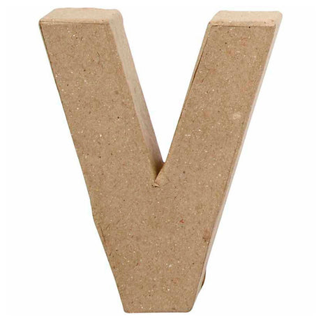 Lettre d'entreprise Creativ papier mâché - v, 10cm