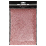 Creativ company Film thermocollant pailleté rouge clair, a5