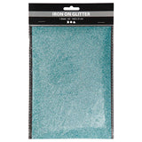 Creativ company Feuille thermocollante pailletée bleu clair, a5